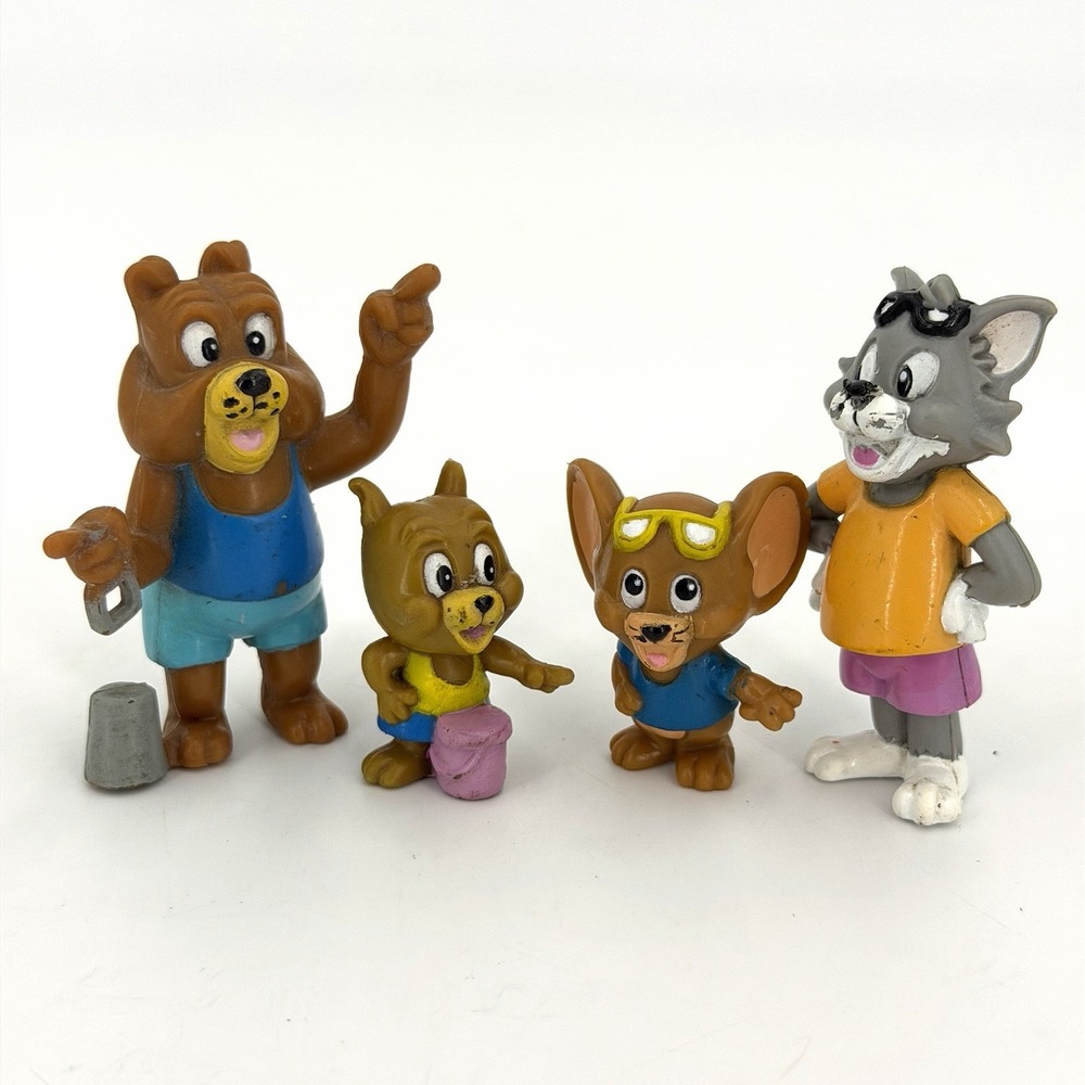Tom And Jerry Spike And Tyke vintage promotional figures from sonrics set of